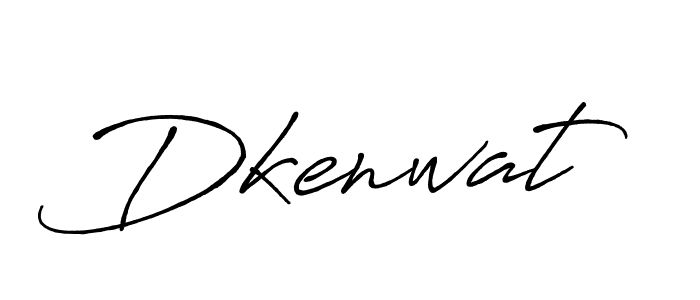 Design your own signature with our free online signature maker. With this signature software, you can create a handwritten (Antro_Vectra_Bolder) signature for name Dkenwat. Dkenwat signature style 7 images and pictures png