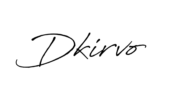 Design your own signature with our free online signature maker. With this signature software, you can create a handwritten (Antro_Vectra_Bolder) signature for name Dkirvo. Dkirvo signature style 7 images and pictures png