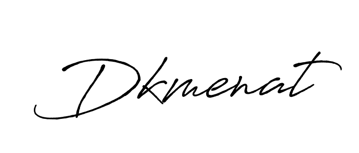 Make a beautiful signature design for name Dkmenat. With this signature (Antro_Vectra_Bolder) style, you can create a handwritten signature for free. Dkmenat signature style 7 images and pictures png