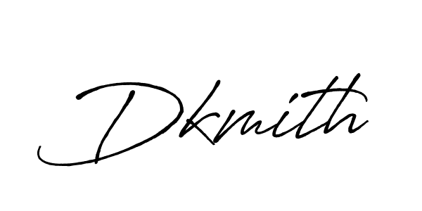 Make a beautiful signature design for name Dkmith. With this signature (Antro_Vectra_Bolder) style, you can create a handwritten signature for free. Dkmith signature style 7 images and pictures png