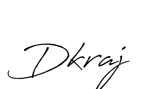 Use a signature maker to create a handwritten signature online. With this signature software, you can design (Antro_Vectra_Bolder) your own signature for name Dkraj. Dkraj signature style 7 images and pictures png