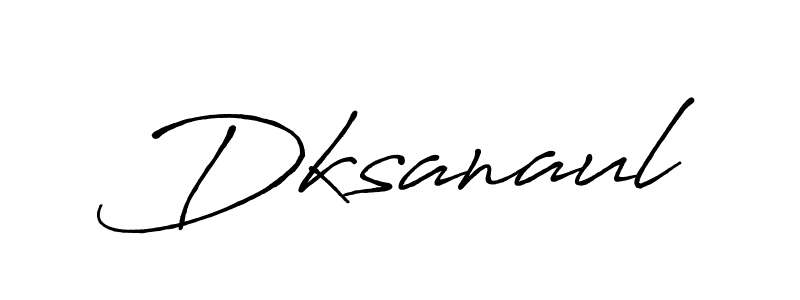 Create a beautiful signature design for name Dksanaul. With this signature (Antro_Vectra_Bolder) fonts, you can make a handwritten signature for free. Dksanaul signature style 7 images and pictures png