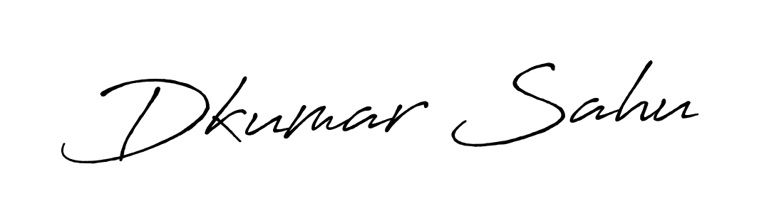 Design your own signature with our free online signature maker. With this signature software, you can create a handwritten (Antro_Vectra_Bolder) signature for name Dkumar Sahu. Dkumar Sahu signature style 7 images and pictures png