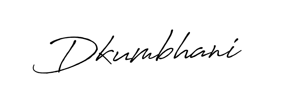 Dkumbhani stylish signature style. Best Handwritten Sign (Antro_Vectra_Bolder) for my name. Handwritten Signature Collection Ideas for my name Dkumbhani. Dkumbhani signature style 7 images and pictures png