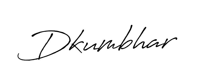 How to make Dkumbhar signature? Antro_Vectra_Bolder is a professional autograph style. Create handwritten signature for Dkumbhar name. Dkumbhar signature style 7 images and pictures png