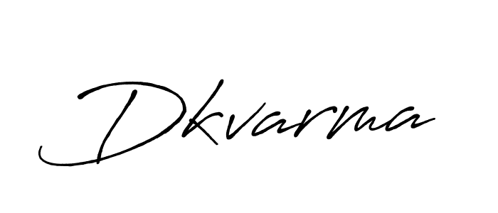 Use a signature maker to create a handwritten signature online. With this signature software, you can design (Antro_Vectra_Bolder) your own signature for name Dkvarma. Dkvarma signature style 7 images and pictures png