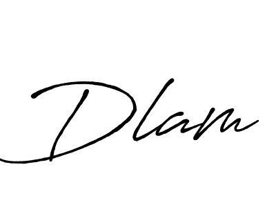 Design your own signature with our free online signature maker. With this signature software, you can create a handwritten (Antro_Vectra_Bolder) signature for name Dlam. Dlam signature style 7 images and pictures png