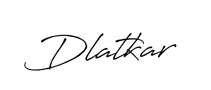 Use a signature maker to create a handwritten signature online. With this signature software, you can design (Antro_Vectra_Bolder) your own signature for name Dlatkar. Dlatkar signature style 7 images and pictures png