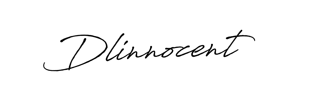 Use a signature maker to create a handwritten signature online. With this signature software, you can design (Antro_Vectra_Bolder) your own signature for name Dlinnocent. Dlinnocent signature style 7 images and pictures png