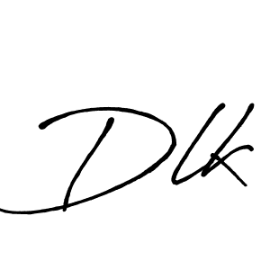 You should practise on your own different ways (Antro_Vectra_Bolder) to write your name (Dlk) in signature. don't let someone else do it for you. Dlk signature style 7 images and pictures png