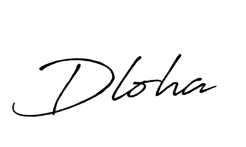 Antro_Vectra_Bolder is a professional signature style that is perfect for those who want to add a touch of class to their signature. It is also a great choice for those who want to make their signature more unique. Get Dloha name to fancy signature for free. Dloha signature style 7 images and pictures png