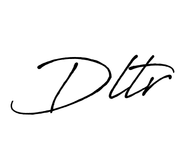 How to make Dltr name signature. Use Antro_Vectra_Bolder style for creating short signs online. This is the latest handwritten sign. Dltr signature style 7 images and pictures png