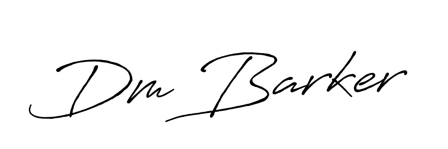 Also we have Dm Barker name is the best signature style. Create professional handwritten signature collection using Antro_Vectra_Bolder autograph style. Dm Barker signature style 7 images and pictures png