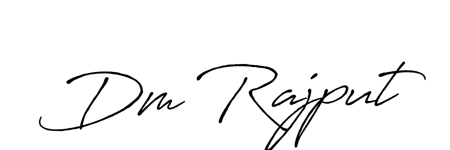 Also You can easily find your signature by using the search form. We will create Dm Rajput name handwritten signature images for you free of cost using Antro_Vectra_Bolder sign style. Dm Rajput signature style 7 images and pictures png
