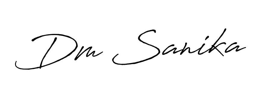 See photos of Dm Sanika official signature by Spectra . Check more albums & portfolios. Read reviews & check more about Antro_Vectra_Bolder font. Dm Sanika signature style 7 images and pictures png