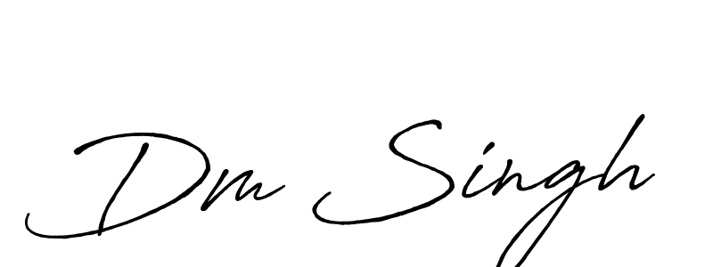 Similarly Antro_Vectra_Bolder is the best handwritten signature design. Signature creator online .You can use it as an online autograph creator for name Dm Singh. Dm Singh signature style 7 images and pictures png