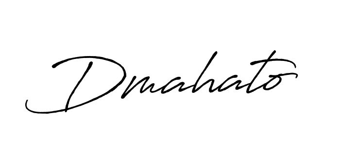 Create a beautiful signature design for name Dmahato. With this signature (Antro_Vectra_Bolder) fonts, you can make a handwritten signature for free. Dmahato signature style 7 images and pictures png