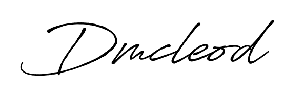 Design your own signature with our free online signature maker. With this signature software, you can create a handwritten (Antro_Vectra_Bolder) signature for name Dmcleod. Dmcleod signature style 7 images and pictures png