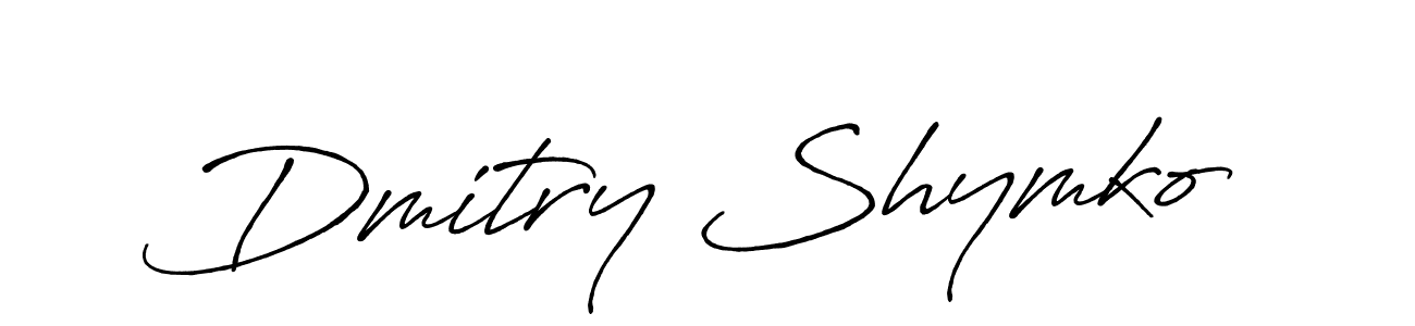 The best way (Antro_Vectra_Bolder) to make a short signature is to pick only two or three words in your name. The name Dmitry Shymko include a total of six letters. For converting this name. Dmitry Shymko signature style 7 images and pictures png