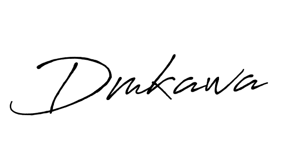 Design your own signature with our free online signature maker. With this signature software, you can create a handwritten (Antro_Vectra_Bolder) signature for name Dmkawa. Dmkawa signature style 7 images and pictures png