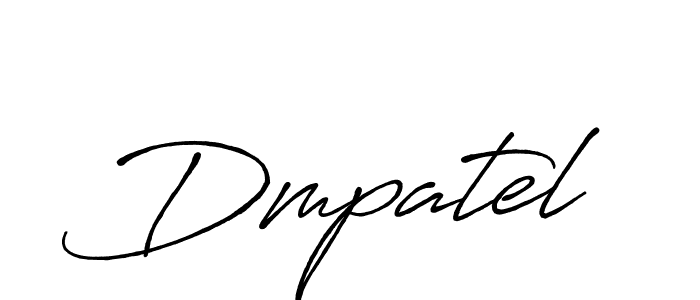 Dmpatel stylish signature style. Best Handwritten Sign (Antro_Vectra_Bolder) for my name. Handwritten Signature Collection Ideas for my name Dmpatel. Dmpatel signature style 7 images and pictures png