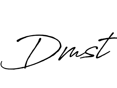 How to make Dmst signature? Antro_Vectra_Bolder is a professional autograph style. Create handwritten signature for Dmst name. Dmst signature style 7 images and pictures png