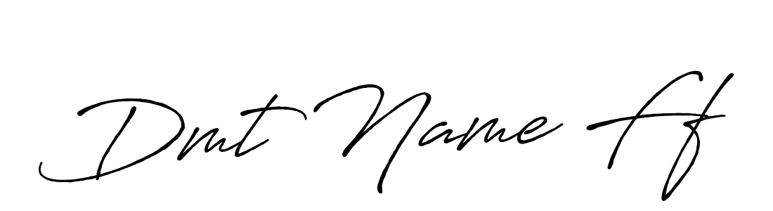 Design your own signature with our free online signature maker. With this signature software, you can create a handwritten (Antro_Vectra_Bolder) signature for name Dmt Name Ff. Dmt Name Ff signature style 7 images and pictures png
