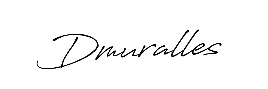 Similarly Antro_Vectra_Bolder is the best handwritten signature design. Signature creator online .You can use it as an online autograph creator for name Dmuralles. Dmuralles signature style 7 images and pictures png