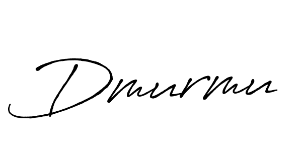 How to make Dmurmu signature? Antro_Vectra_Bolder is a professional autograph style. Create handwritten signature for Dmurmu name. Dmurmu signature style 7 images and pictures png