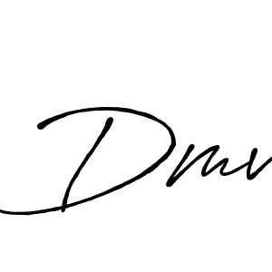 The best way (Antro_Vectra_Bolder) to make a short signature is to pick only two or three words in your name. The name Dmv include a total of six letters. For converting this name. Dmv signature style 7 images and pictures png