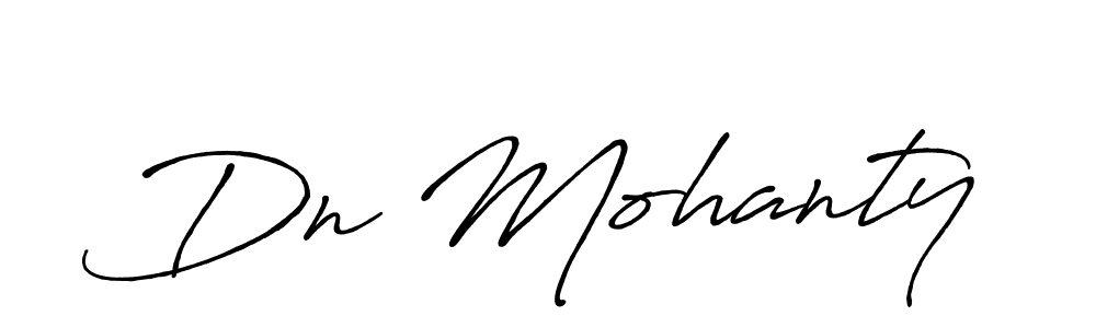 Use a signature maker to create a handwritten signature online. With this signature software, you can design (Antro_Vectra_Bolder) your own signature for name Dn Mohanty. Dn Mohanty signature style 7 images and pictures png