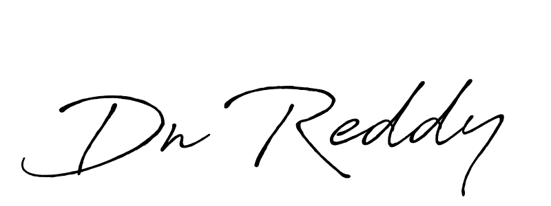 Make a beautiful signature design for name Dn Reddy. With this signature (Antro_Vectra_Bolder) style, you can create a handwritten signature for free. Dn Reddy signature style 7 images and pictures png