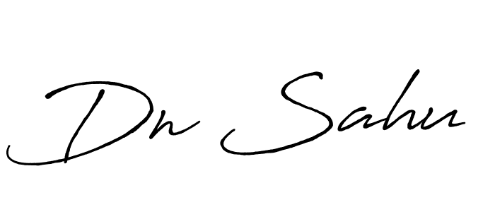 How to make Dn Sahu name signature. Use Antro_Vectra_Bolder style for creating short signs online. This is the latest handwritten sign. Dn Sahu signature style 7 images and pictures png