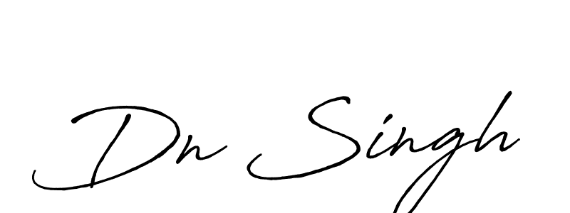 Also we have Dn Singh name is the best signature style. Create professional handwritten signature collection using Antro_Vectra_Bolder autograph style. Dn Singh signature style 7 images and pictures png