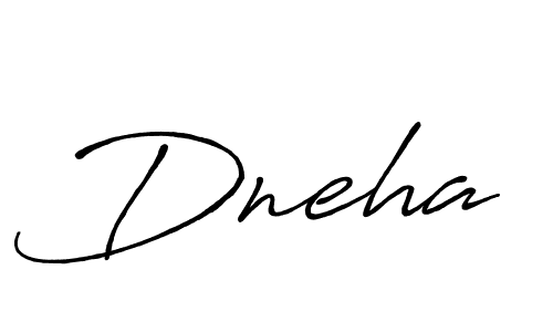 Also we have Dneha name is the best signature style. Create professional handwritten signature collection using Antro_Vectra_Bolder autograph style. Dneha signature style 7 images and pictures png