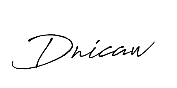 if you are searching for the best signature style for your name Dnicaw. so please give up your signature search. here we have designed multiple signature styles  using Antro_Vectra_Bolder. Dnicaw signature style 7 images and pictures png