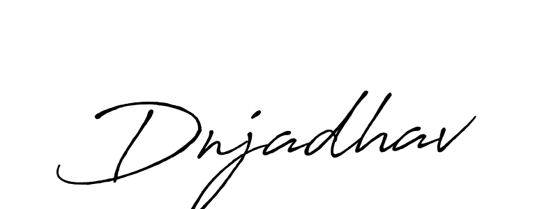 Design your own signature with our free online signature maker. With this signature software, you can create a handwritten (Antro_Vectra_Bolder) signature for name Dnjadhav. Dnjadhav signature style 7 images and pictures png