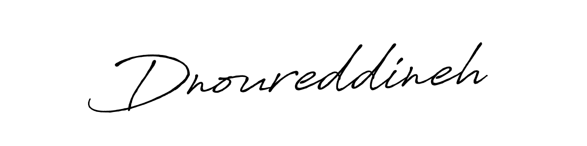 Dnoureddineh stylish signature style. Best Handwritten Sign (Antro_Vectra_Bolder) for my name. Handwritten Signature Collection Ideas for my name Dnoureddineh. Dnoureddineh signature style 7 images and pictures png