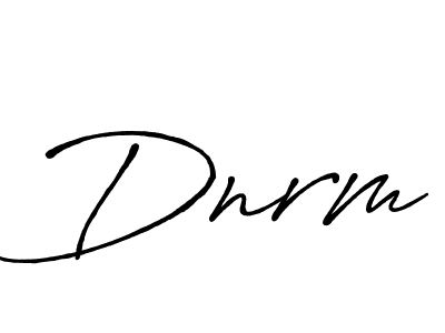 Also we have Dnrm name is the best signature style. Create professional handwritten signature collection using Antro_Vectra_Bolder autograph style. Dnrm signature style 7 images and pictures png