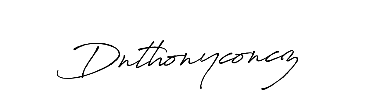 Use a signature maker to create a handwritten signature online. With this signature software, you can design (Antro_Vectra_Bolder) your own signature for name Dnthonyconcz. Dnthonyconcz signature style 7 images and pictures png