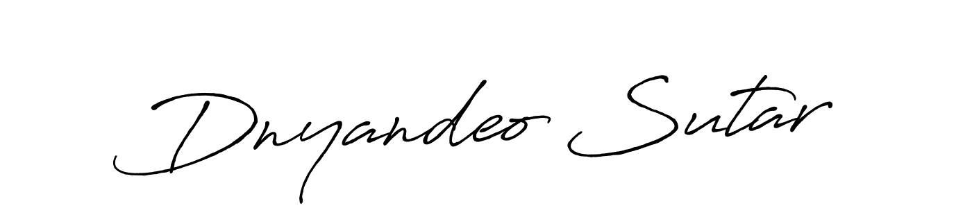 Also You can easily find your signature by using the search form. We will create Dnyandeo Sutar name handwritten signature images for you free of cost using Antro_Vectra_Bolder sign style. Dnyandeo Sutar signature style 7 images and pictures png