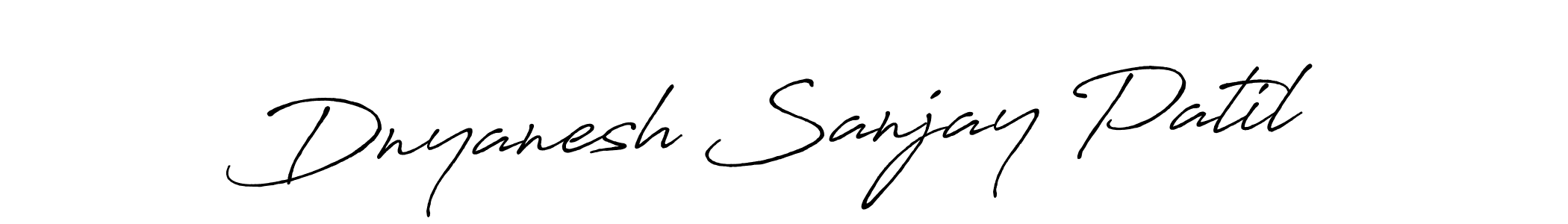 How to make Dnyanesh Sanjay Patil signature? Antro_Vectra_Bolder is a professional autograph style. Create handwritten signature for Dnyanesh Sanjay Patil name. Dnyanesh Sanjay Patil signature style 7 images and pictures png