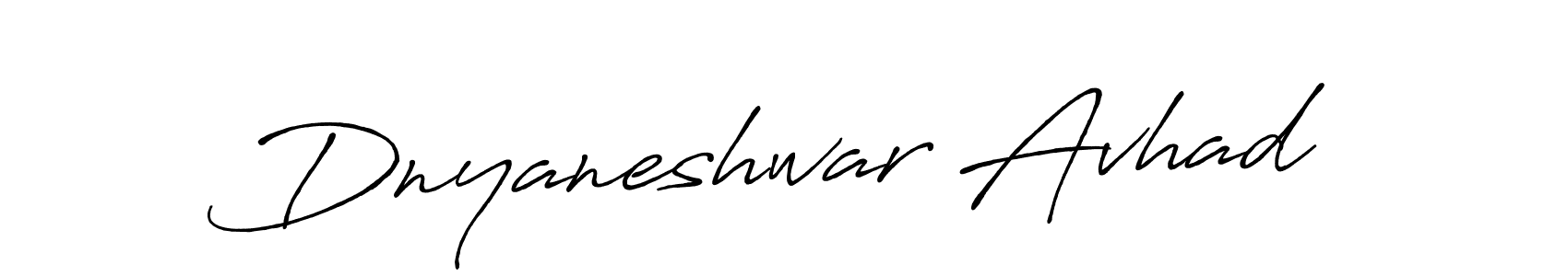 Dnyaneshwar Avhad stylish signature style. Best Handwritten Sign (Antro_Vectra_Bolder) for my name. Handwritten Signature Collection Ideas for my name Dnyaneshwar Avhad. Dnyaneshwar Avhad signature style 7 images and pictures png