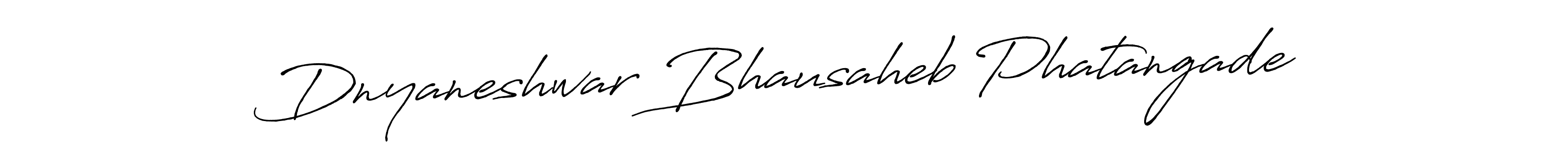 Use a signature maker to create a handwritten signature online. With this signature software, you can design (Antro_Vectra_Bolder) your own signature for name Dnyaneshwar Bhausaheb Phatangade. Dnyaneshwar Bhausaheb Phatangade signature style 7 images and pictures png