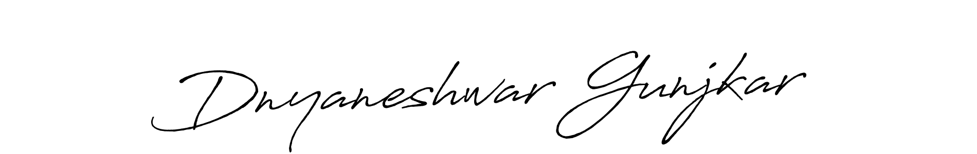 You should practise on your own different ways (Antro_Vectra_Bolder) to write your name (Dnyaneshwar Gunjkar) in signature. don't let someone else do it for you. Dnyaneshwar Gunjkar signature style 7 images and pictures png