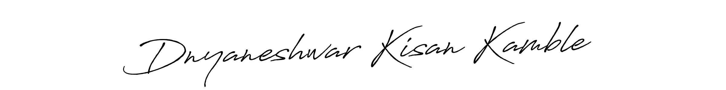 Make a beautiful signature design for name Dnyaneshwar Kisan Kamble. With this signature (Antro_Vectra_Bolder) style, you can create a handwritten signature for free. Dnyaneshwar Kisan Kamble signature style 7 images and pictures png