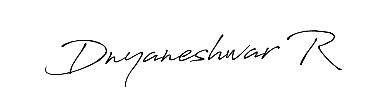 Dnyaneshwar R stylish signature style. Best Handwritten Sign (Antro_Vectra_Bolder) for my name. Handwritten Signature Collection Ideas for my name Dnyaneshwar R. Dnyaneshwar R signature style 7 images and pictures png