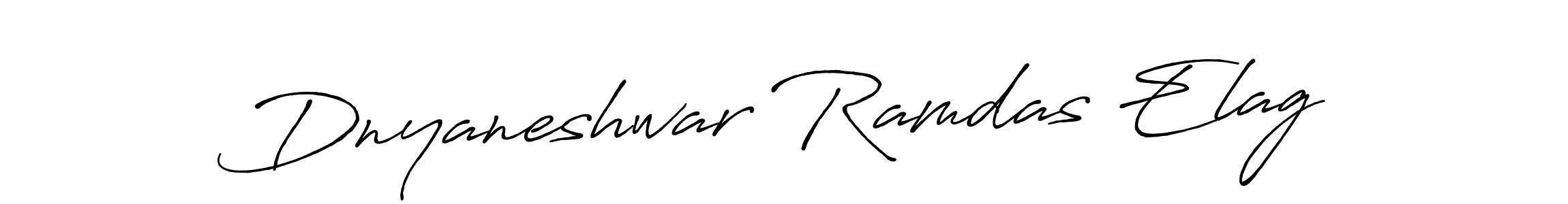 Make a beautiful signature design for name Dnyaneshwar Ramdas Elag. Use this online signature maker to create a handwritten signature for free. Dnyaneshwar Ramdas Elag signature style 7 images and pictures png