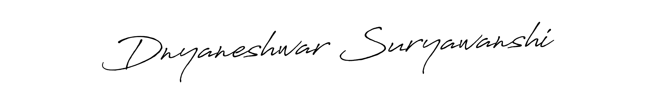 Use a signature maker to create a handwritten signature online. With this signature software, you can design (Antro_Vectra_Bolder) your own signature for name Dnyaneshwar Suryawanshi. Dnyaneshwar Suryawanshi signature style 7 images and pictures png