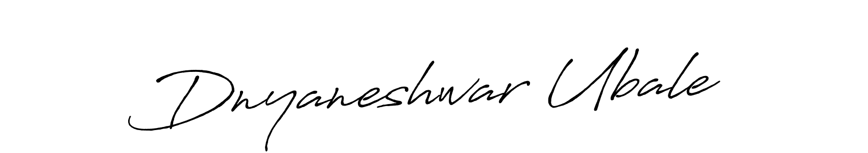 Design your own signature with our free online signature maker. With this signature software, you can create a handwritten (Antro_Vectra_Bolder) signature for name Dnyaneshwar Ubale. Dnyaneshwar Ubale signature style 7 images and pictures png